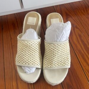 Dolce Vita Women's Tan Woven Wedges